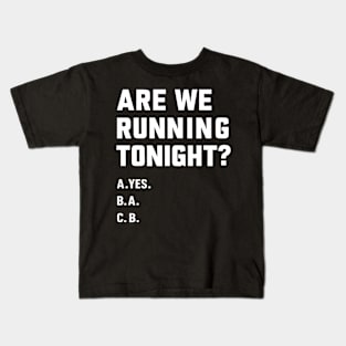 Funny Running Team Runner Kids T-Shirt